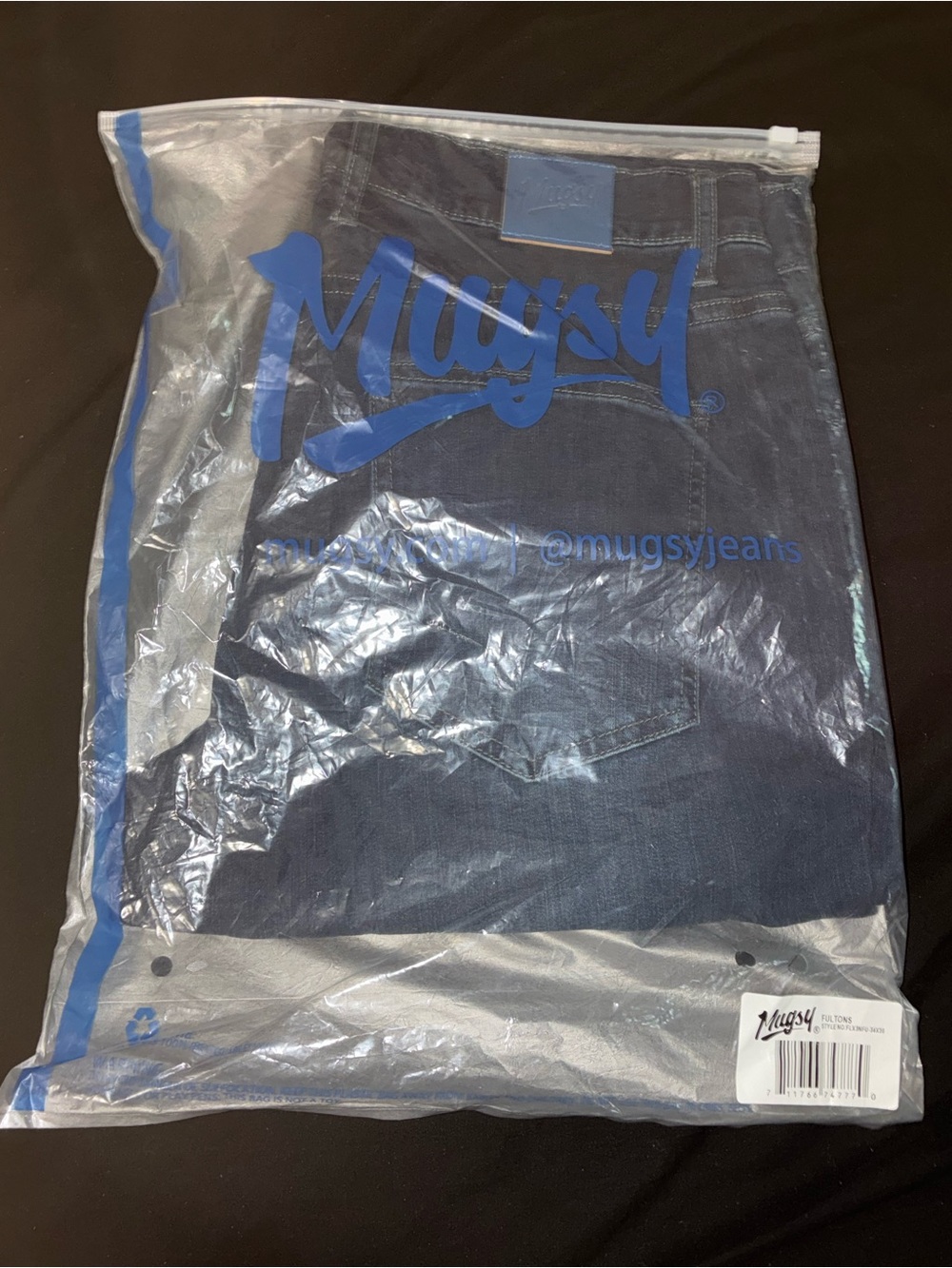 NEW Mugsy Fultons Classic Jeans For Men's Size 34x30